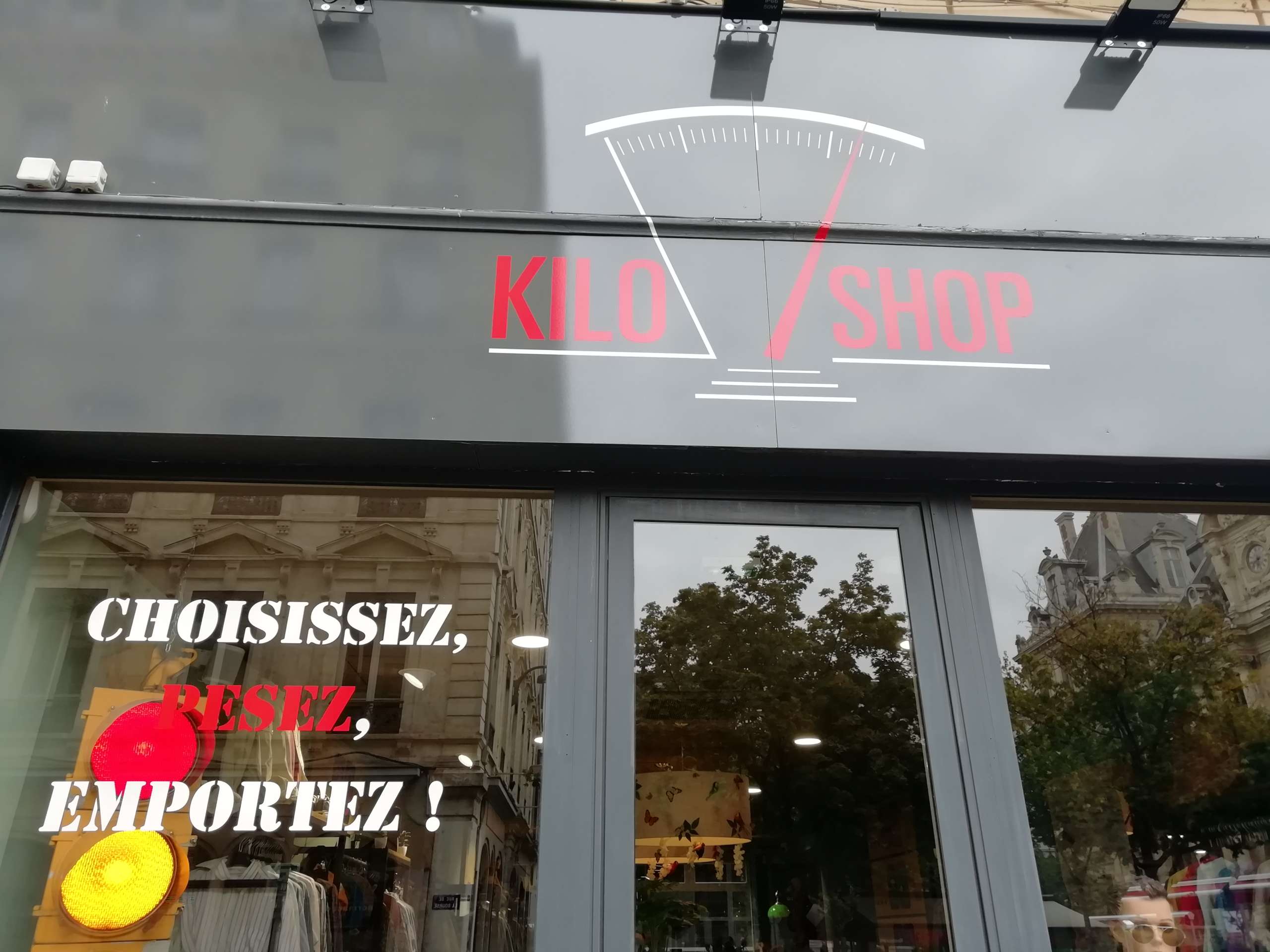 L'enseigne Kilo Shop à Lyon